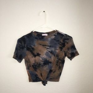 A’GACI tied crop top